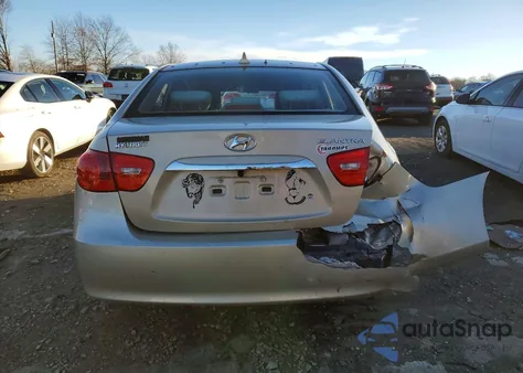 2010 Hyundai Elantra Blue from USA, damaged, VIN KMHDU4AD6AU197910